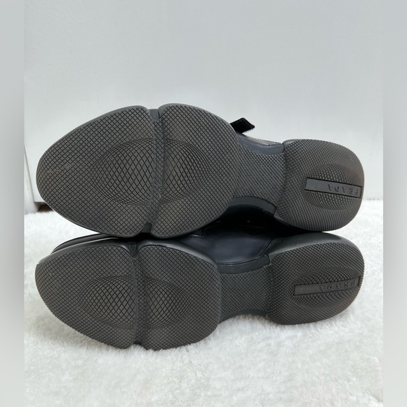 PRADA black cloudburst low sneakers - size 10 - like new condition - Picture 3 of 7